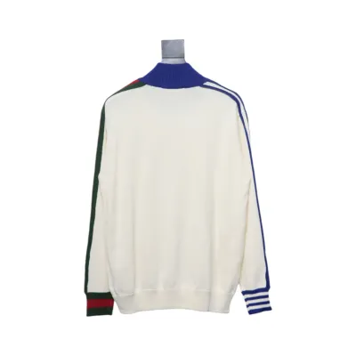 Adidas Originals x Gucci Zip-Up Jacket 'White' 02