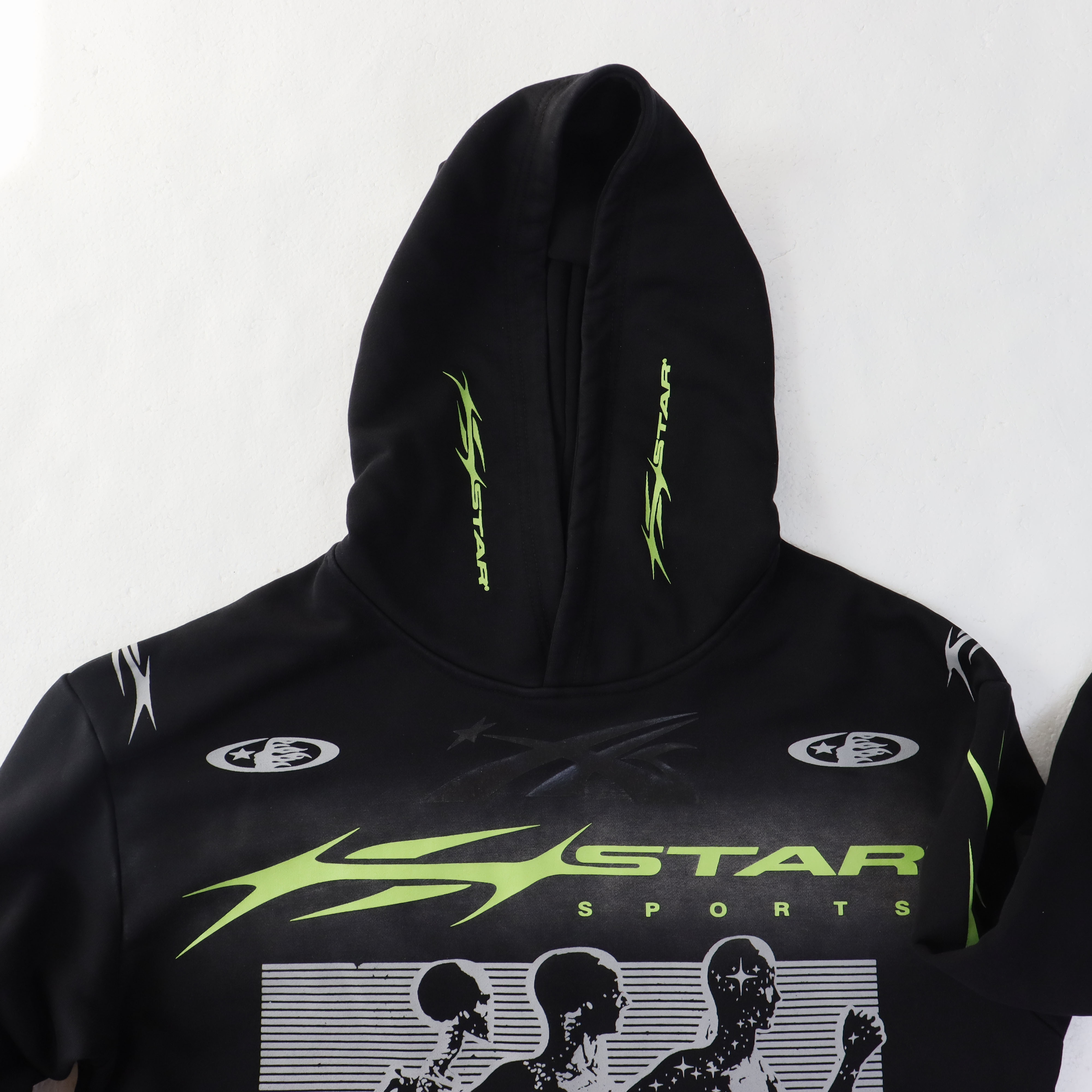 Hellstar Sports Hoodie & Sweatpants Set Black Green #5676-8232