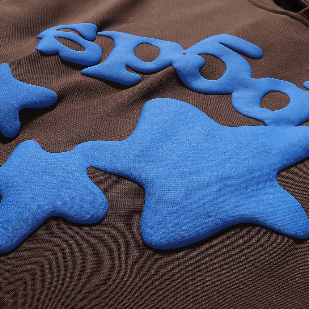 Sp5der Beluga Hoodie & Sweatpant Set Brown #8227