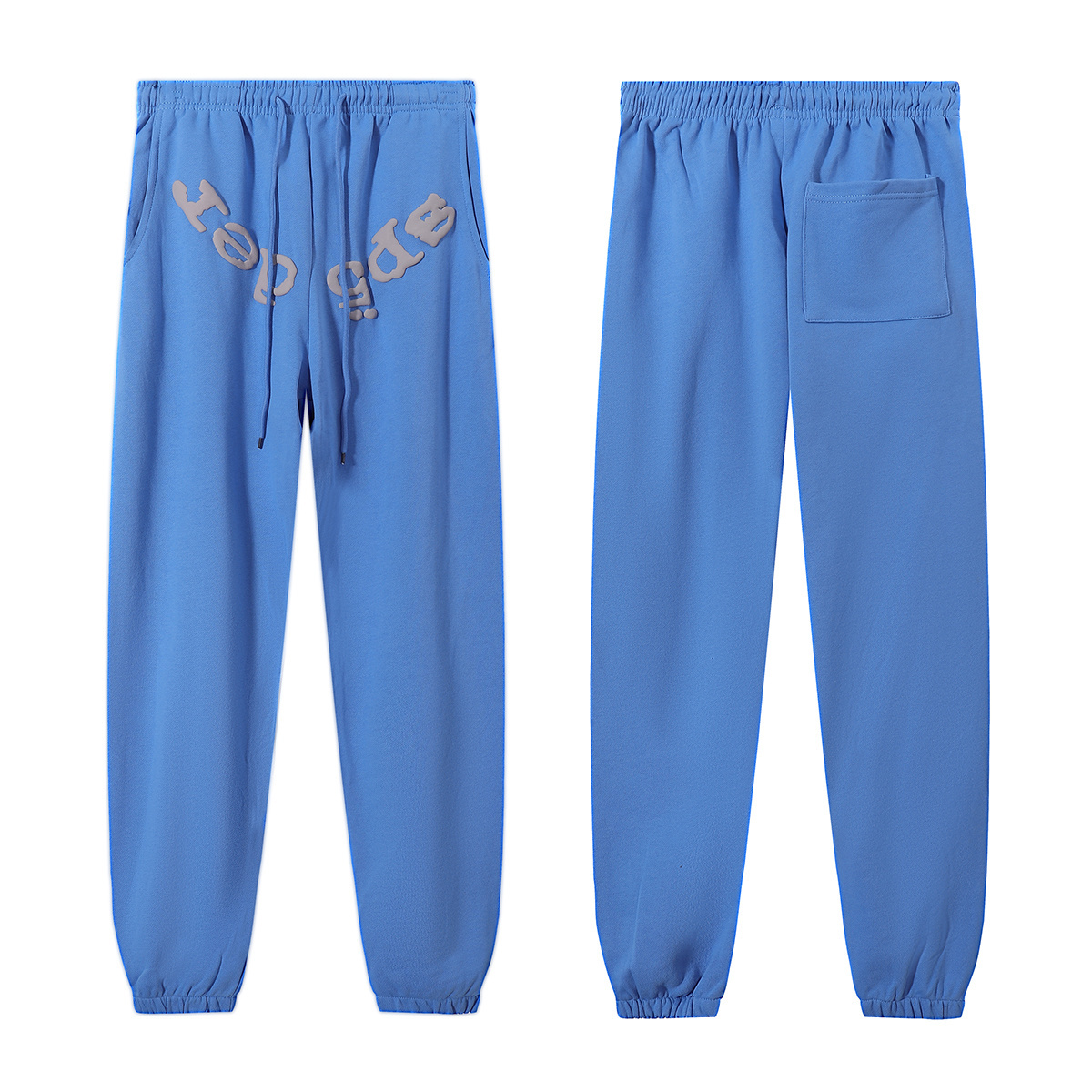 Sp5der OG Web V2 Hoodie & Sweatpant Set Dusty Blue #8225