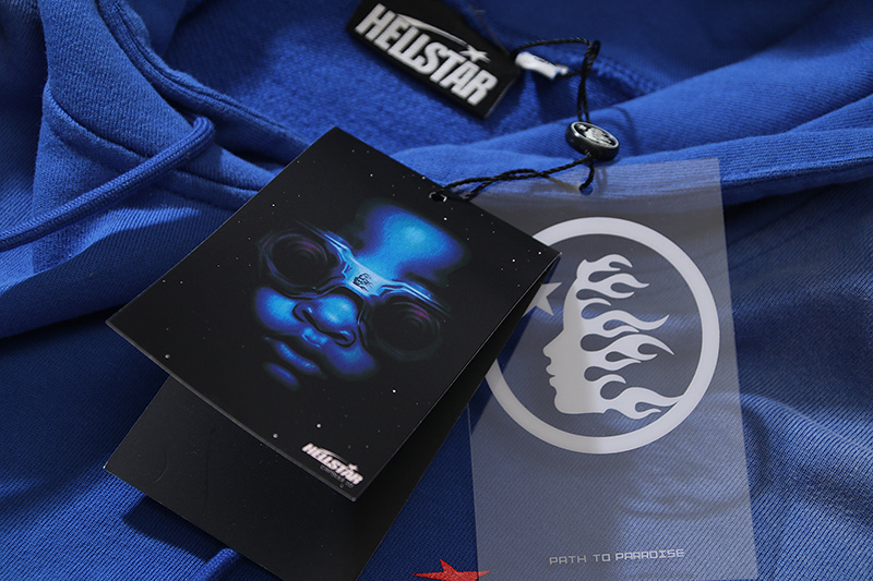 Hellstar Hoodies #2027 Blue/Black