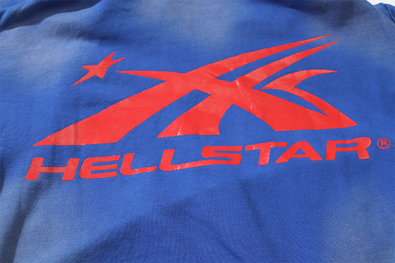 Hellstar Hoodies #2027 Blue/Black