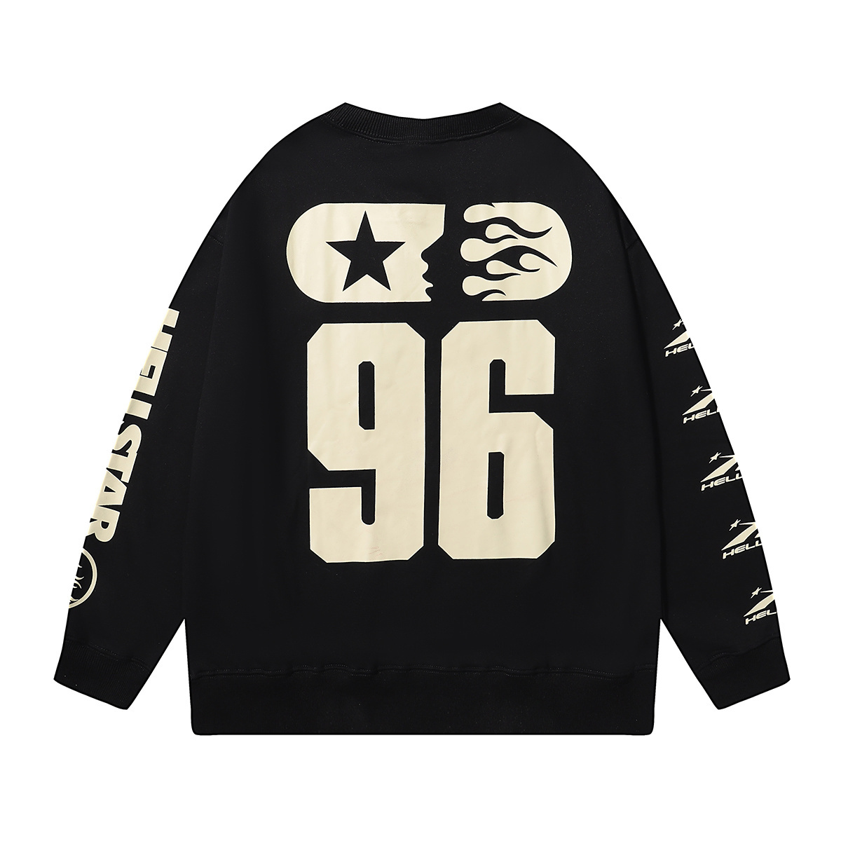 Hellstar Sports 96 Crewneck #2126 Black/Gray