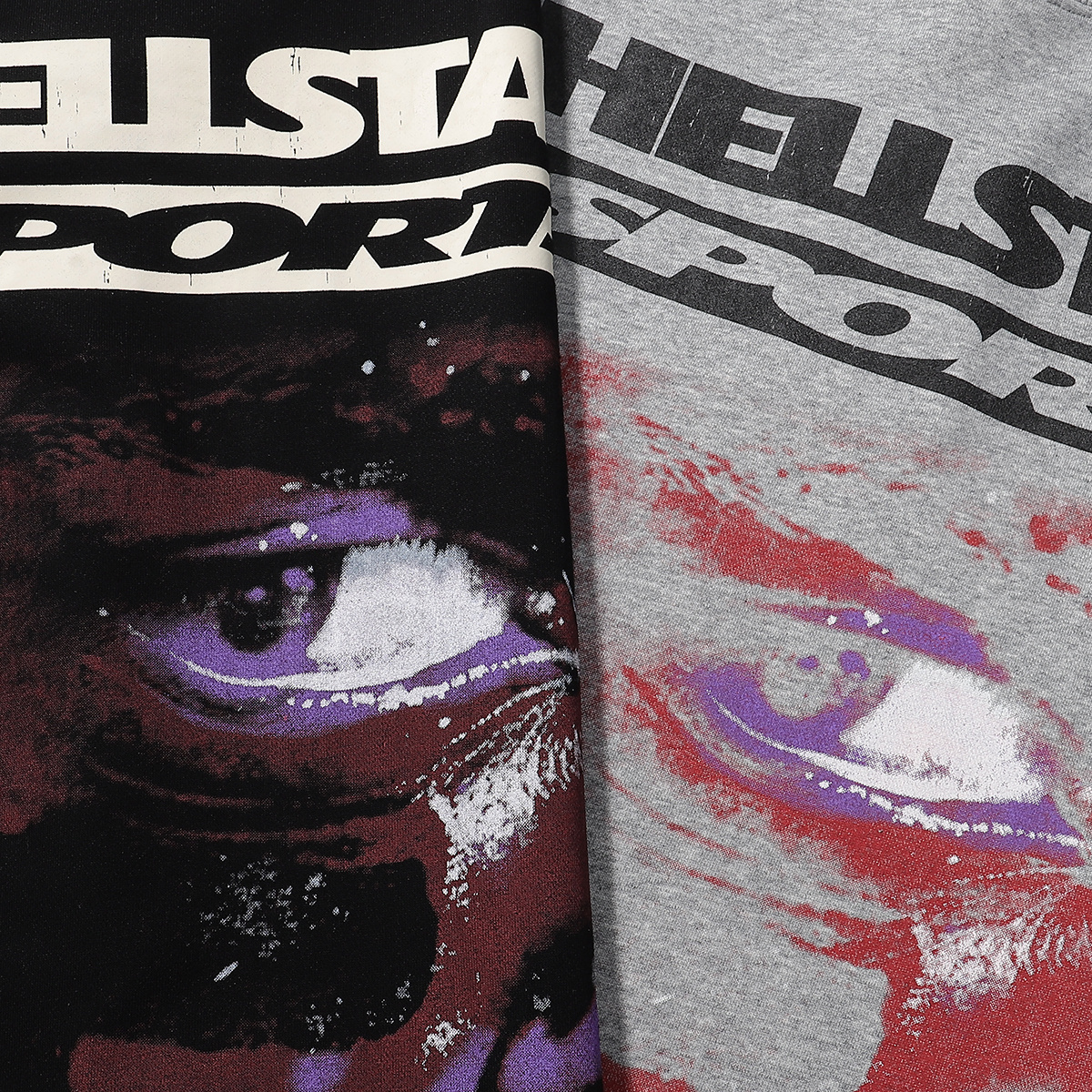 Hellstar Sports 96 Crewneck #2126 Black/Gray