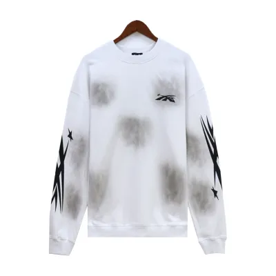 Hellstar Terry Fabric Crewneck #7545 Yellow/White 02