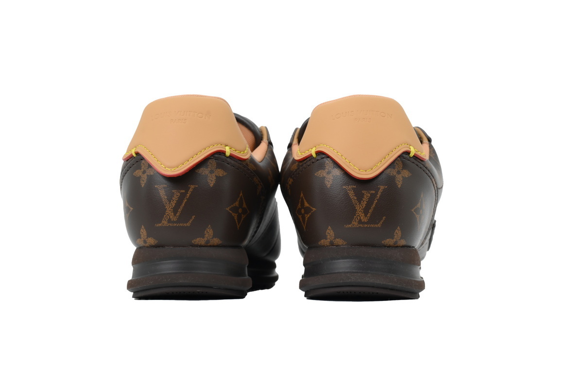 LV BUTTERSOFT Sneaker Lambskin/Plain Calf x Nigo Dark Brown Monogram Pattern