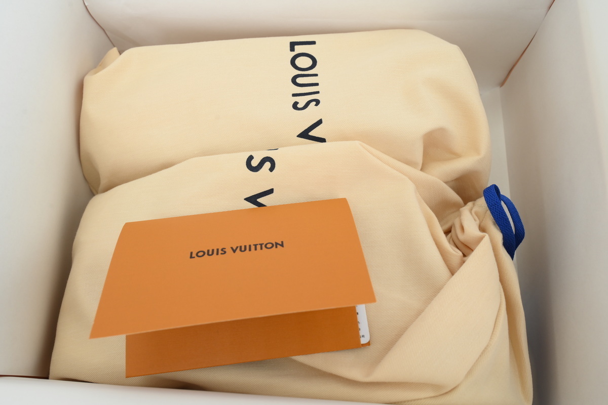 LV BUTTERSOFT Sneaker Lambskin/Plain Calf x Nigo Orange