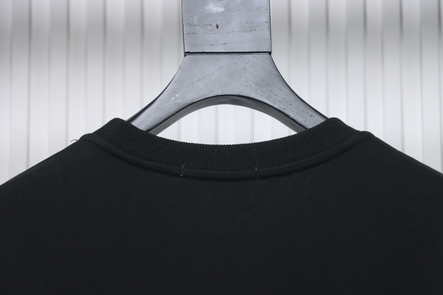 Stone Island Classic Logo Sleeve Patch Crewneck Black