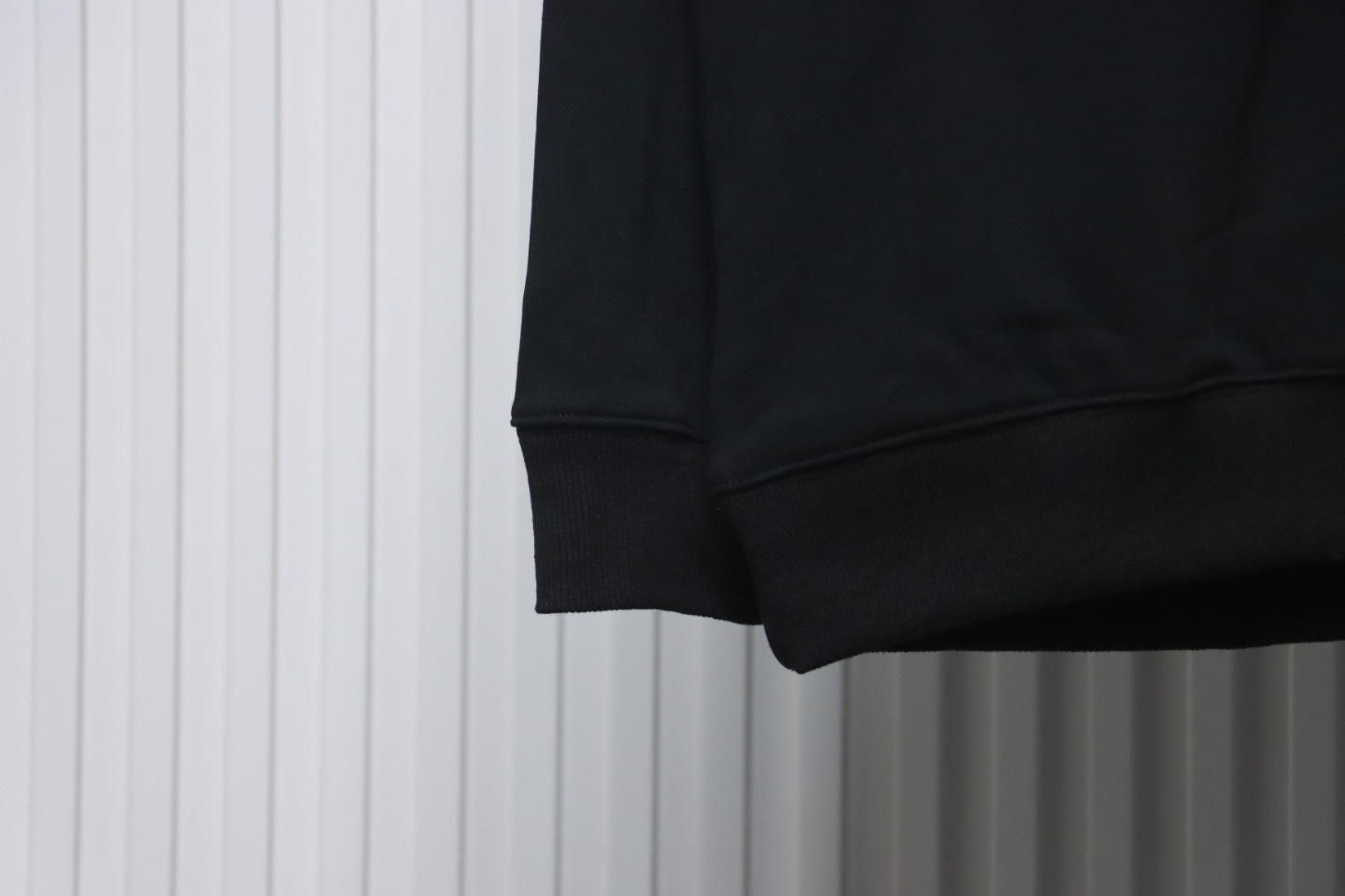 Stone Island Classic Logo Sleeve Patch Crewneck Black