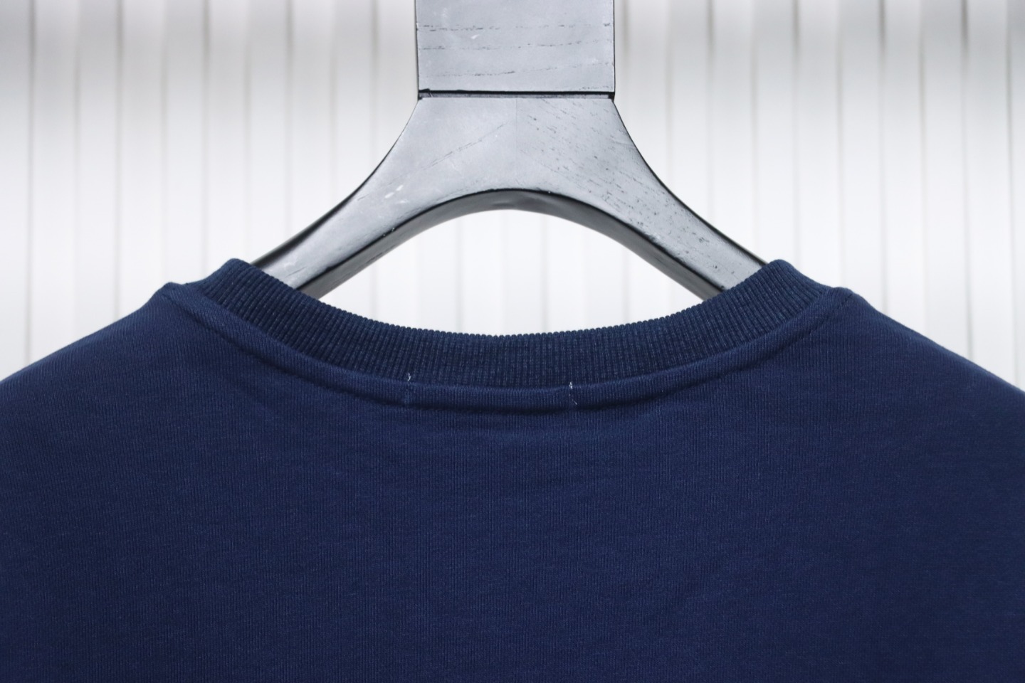 Stone Island Classic Logo Sleeve Patch Crewneck Dark Blue