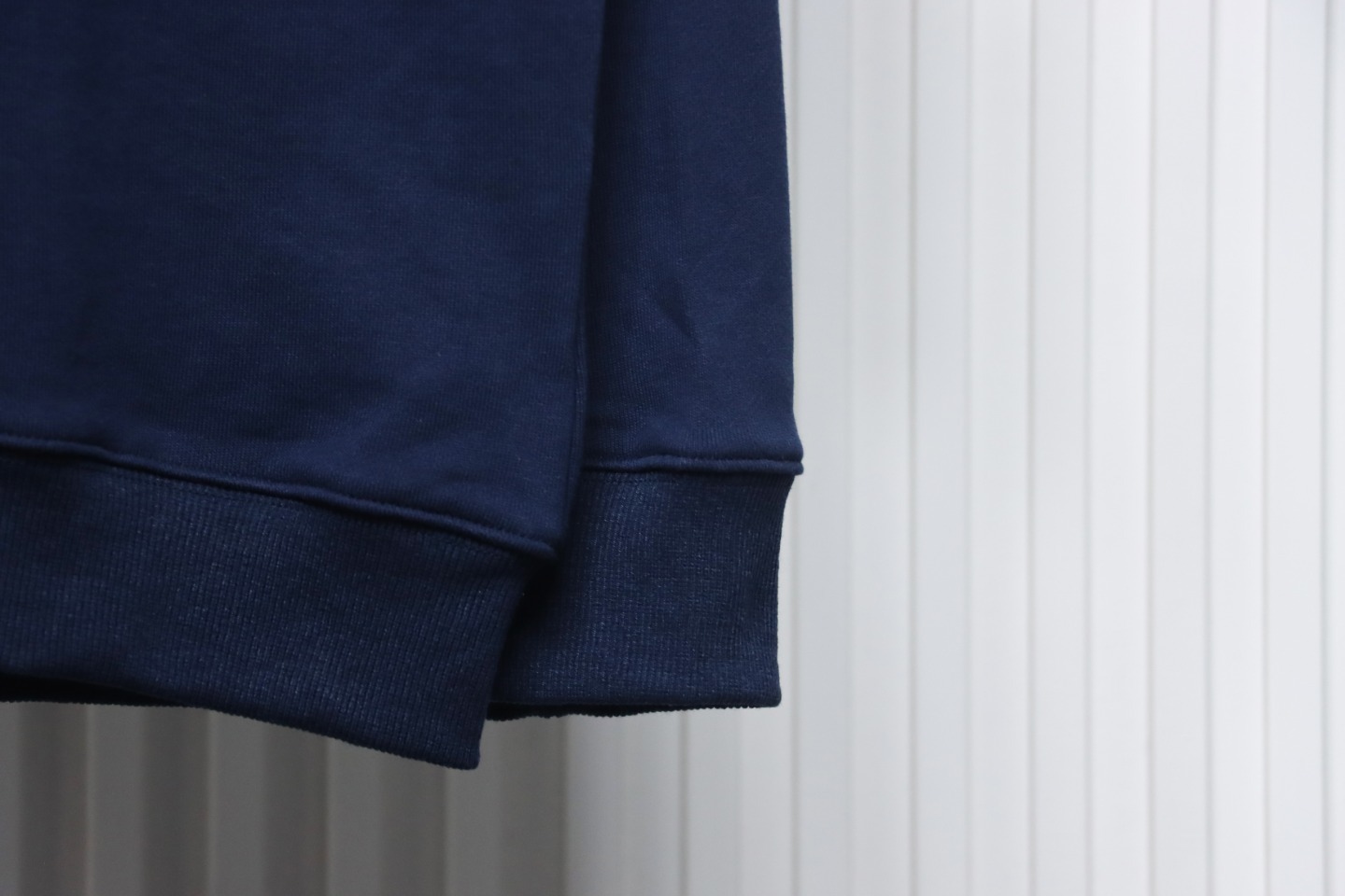 Stone Island Classic Logo Sleeve Patch Crewneck Dark Blue