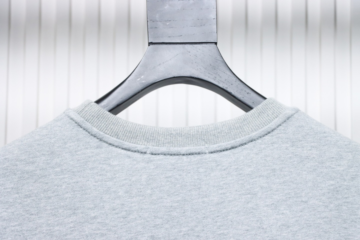 Stone Island Classic Logo Sleeve Patch Crewneck Gray