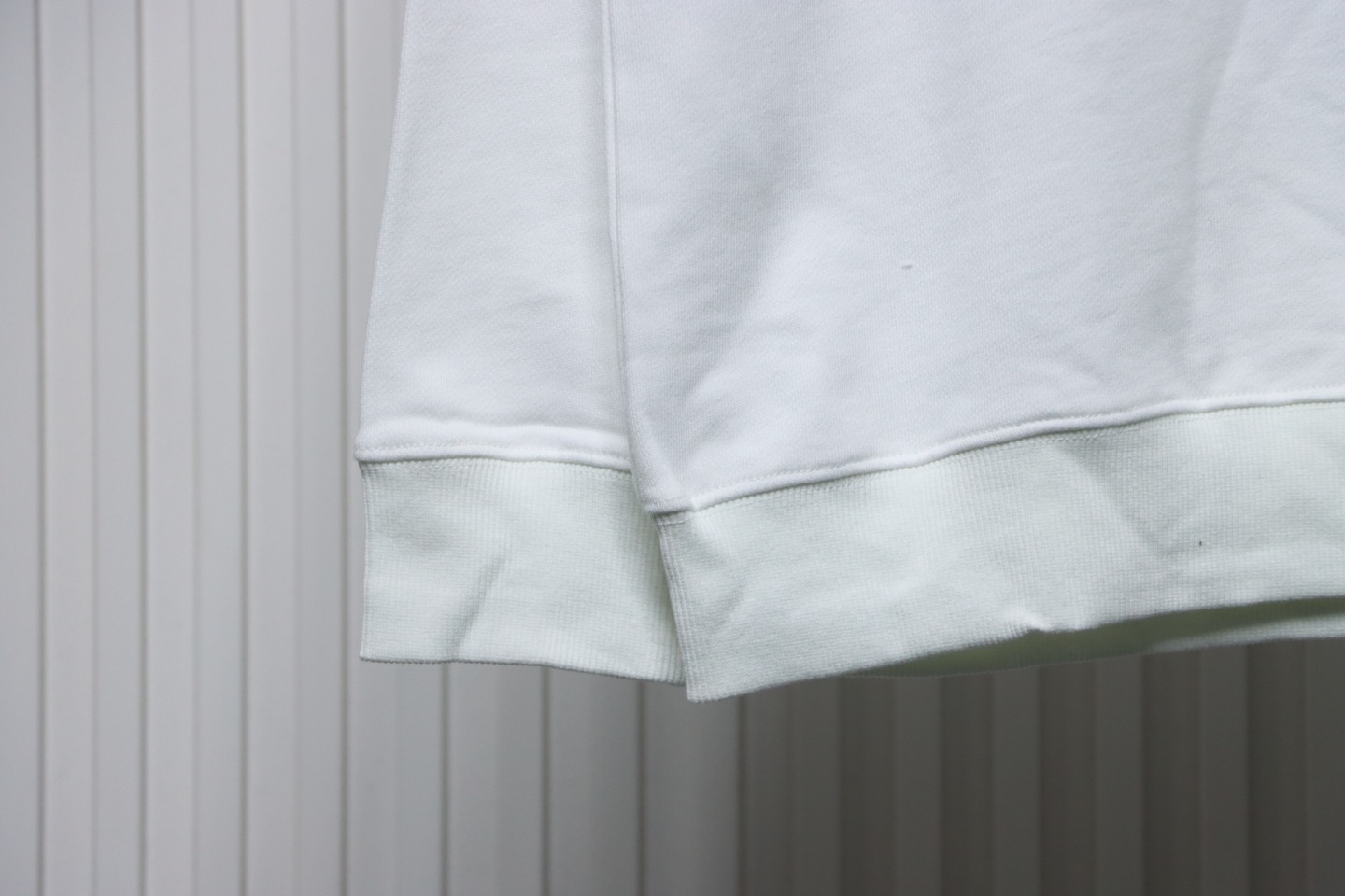 Stone Island Classic Logo Sleeve Patch Crewneck White