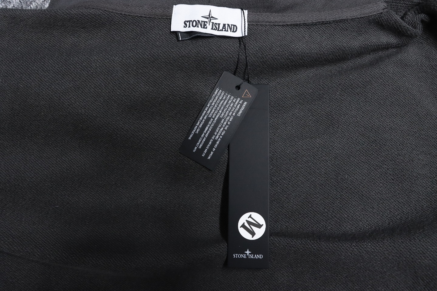 Stone Island Classic Logo Sleeve Patch Hoodie Dark Gray