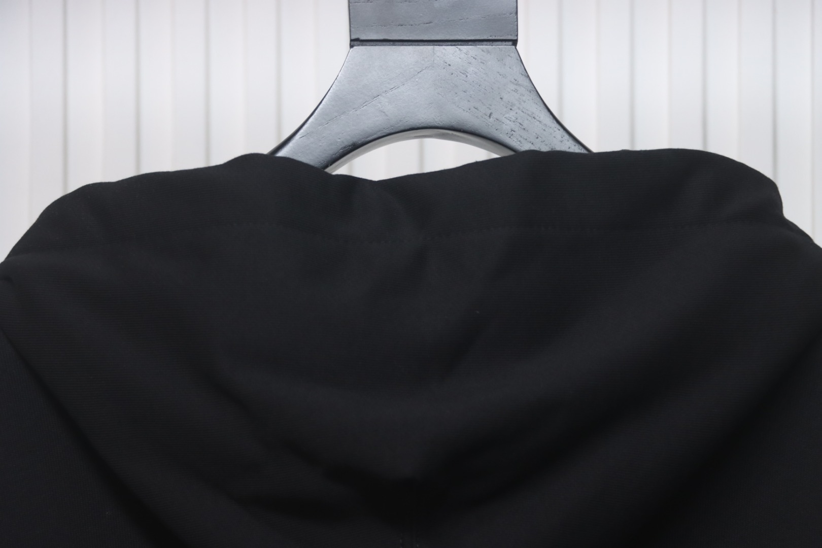 Stone Island Classic Logo Sleeve Patch Zipper Hoodie Black