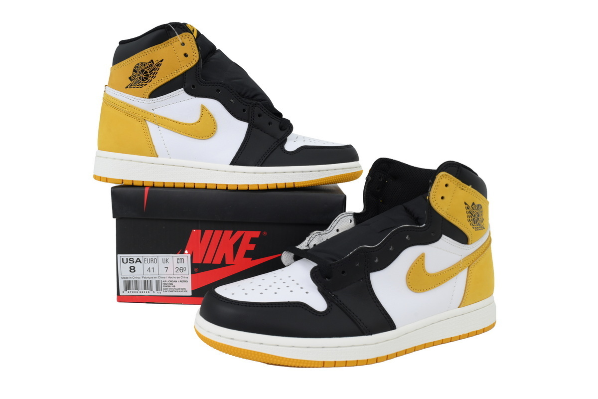 Air Jordan 1 Retro High OG 'Best Hand in the Game - Yellow Och‘ 555088-109
