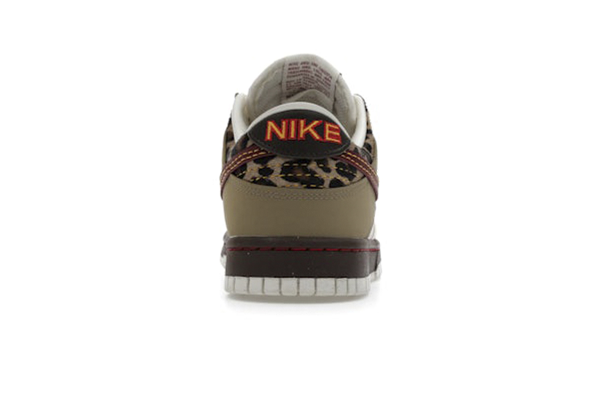 Nike Dunk Low Khaki & Team Red & Pearl White IM6687-262