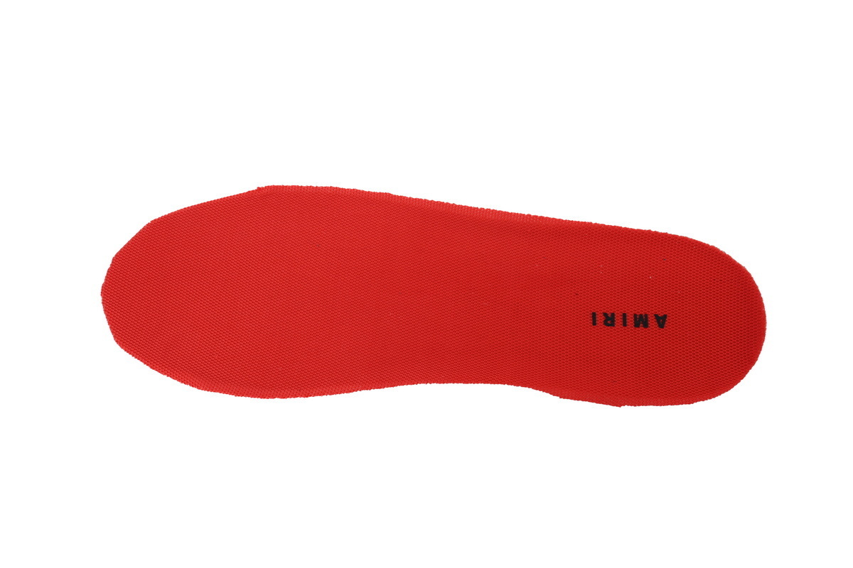 Amiri Platform Elevated Lace-Up Sneakers Red