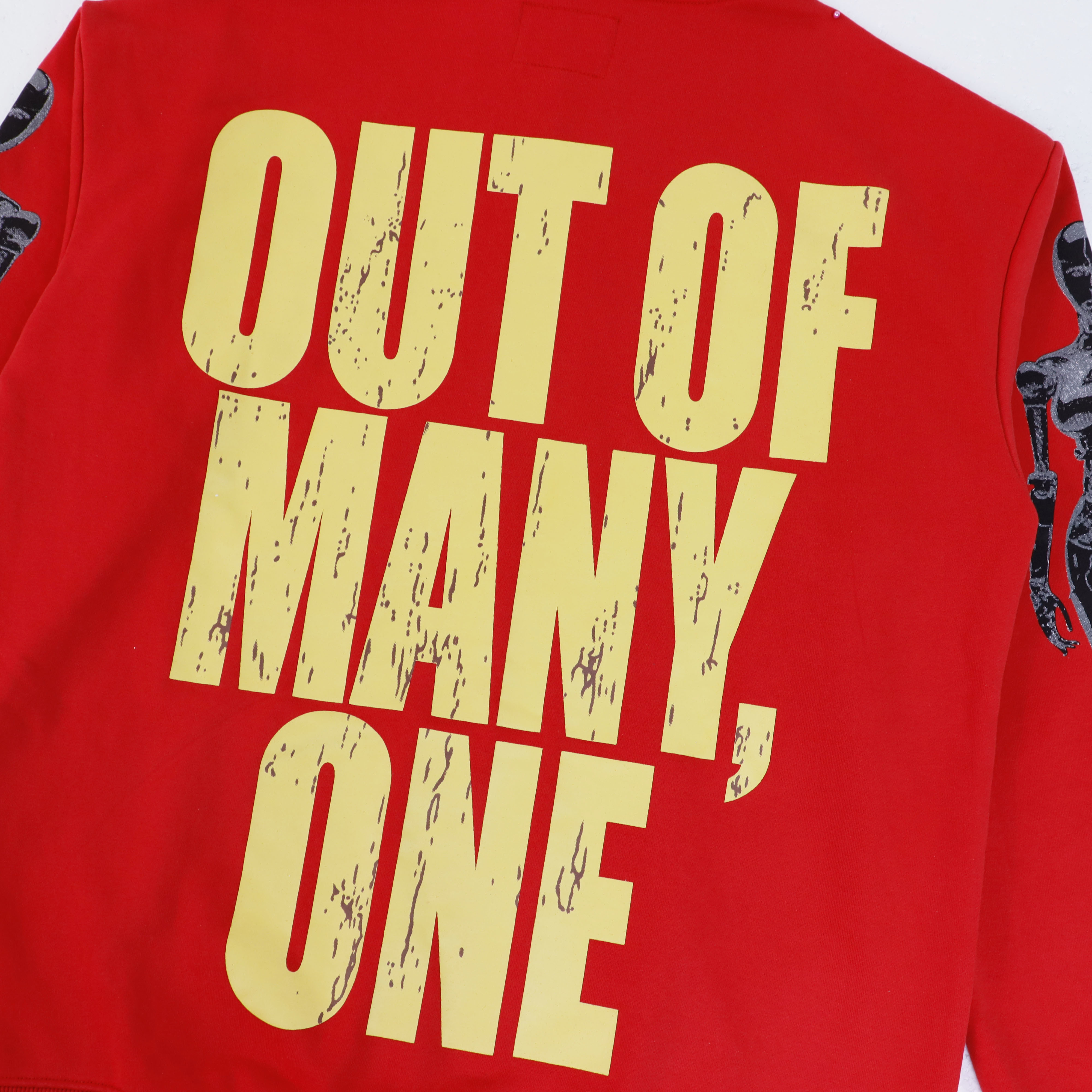 Godspeed Robot Print Hoodie #5536 Washed Red