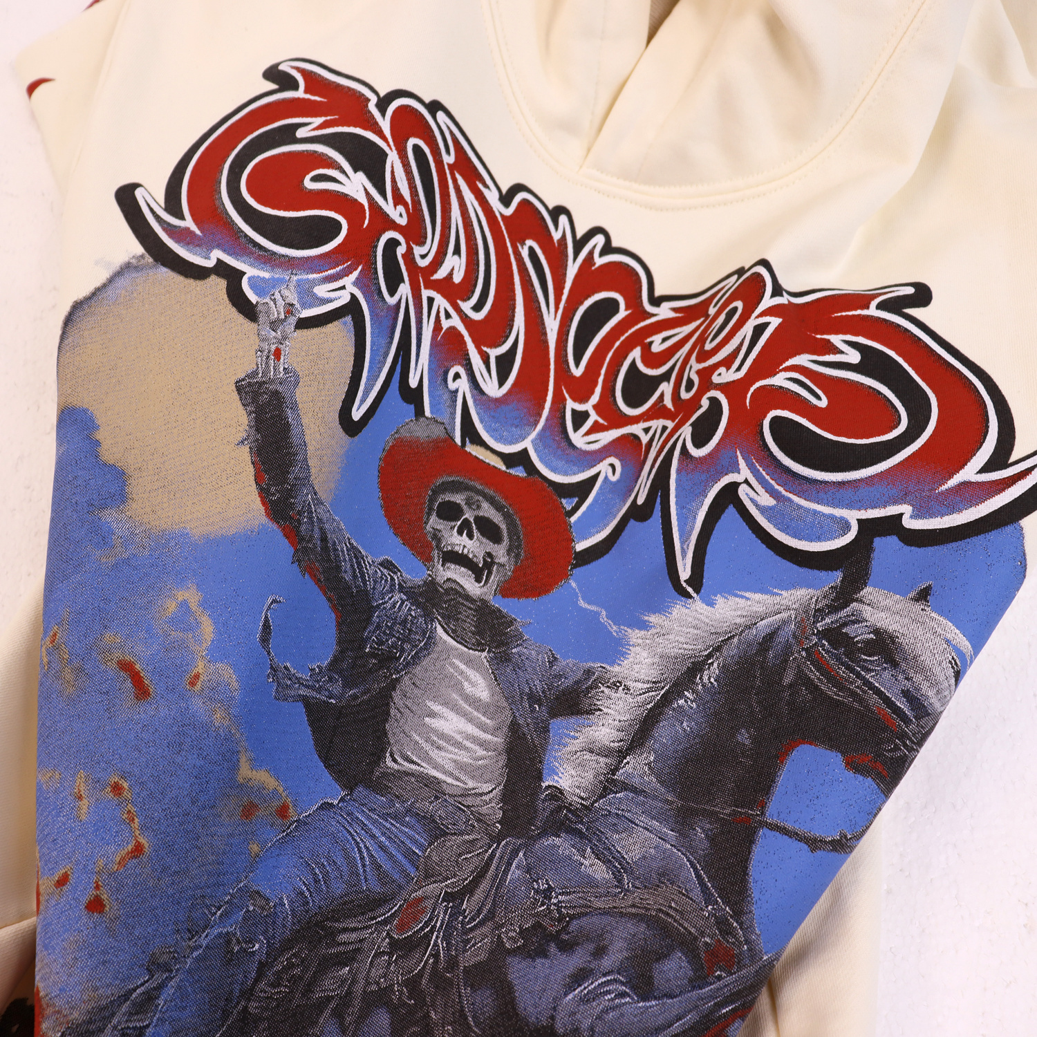 Godspeed Thoroughbred Hoodie #5539 Washed Black/Apricot