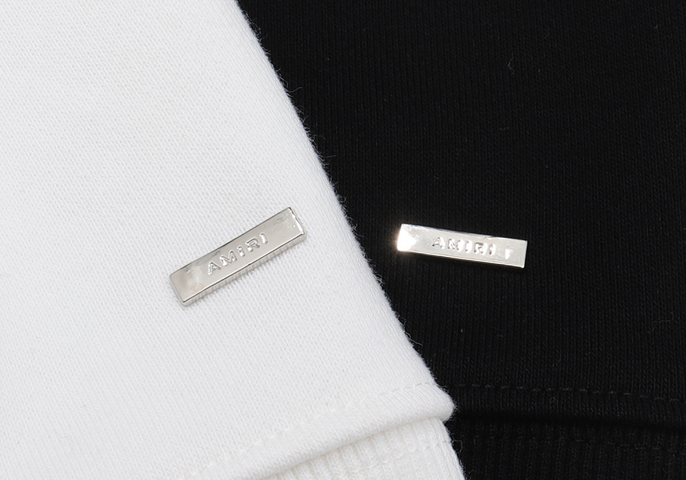 AMIRI Core Logo Hoodie #9201 Black/White