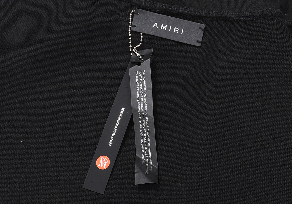 AMIRI Core Logo Hoodie #9201 Black/White