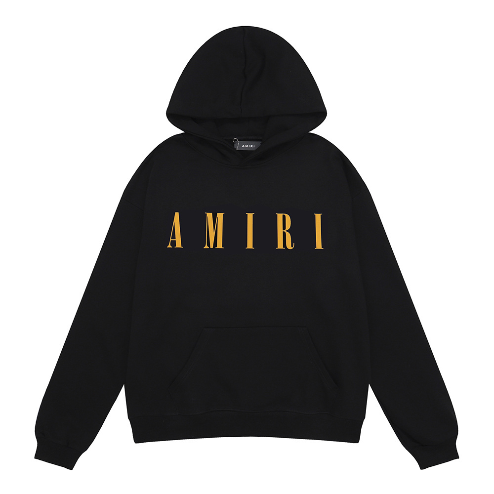 AMIRI Core Logo Hoodie #9201 Black/White