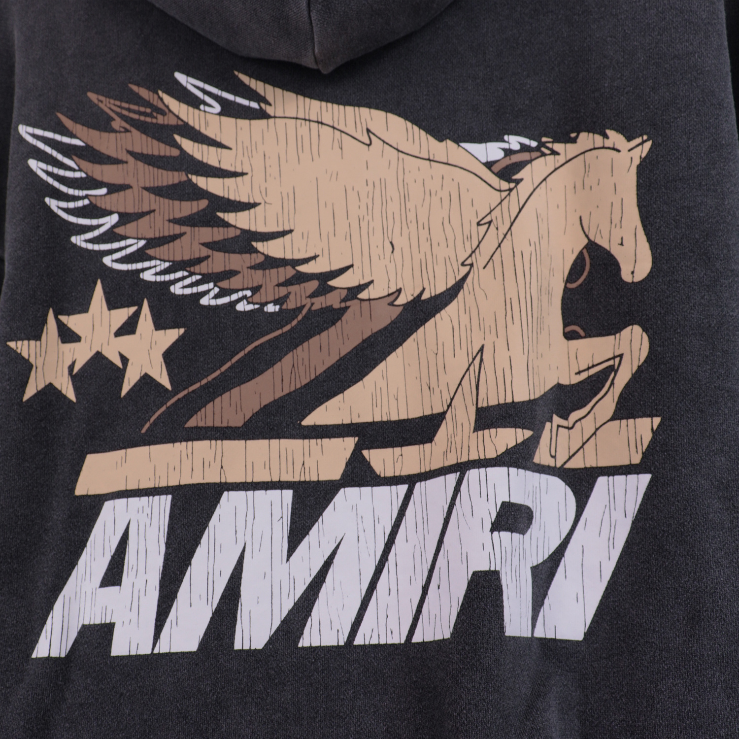 AMIRI Pegasus Hoodie #5890 Black/Apricot