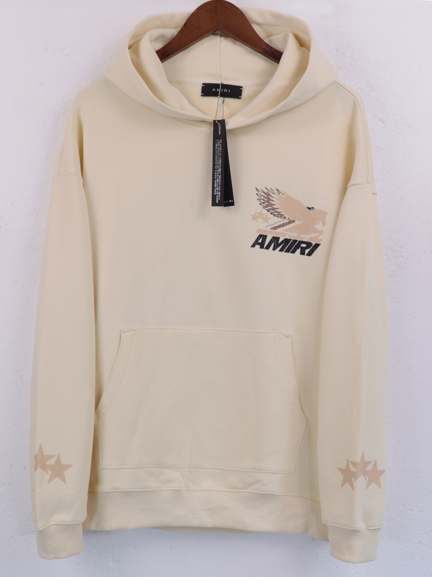 AMIRI Pegasus Hoodie #5890 Black/Apricot