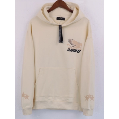 AMIRI Pegasus Hoodie #5890 Black/Apricot 02