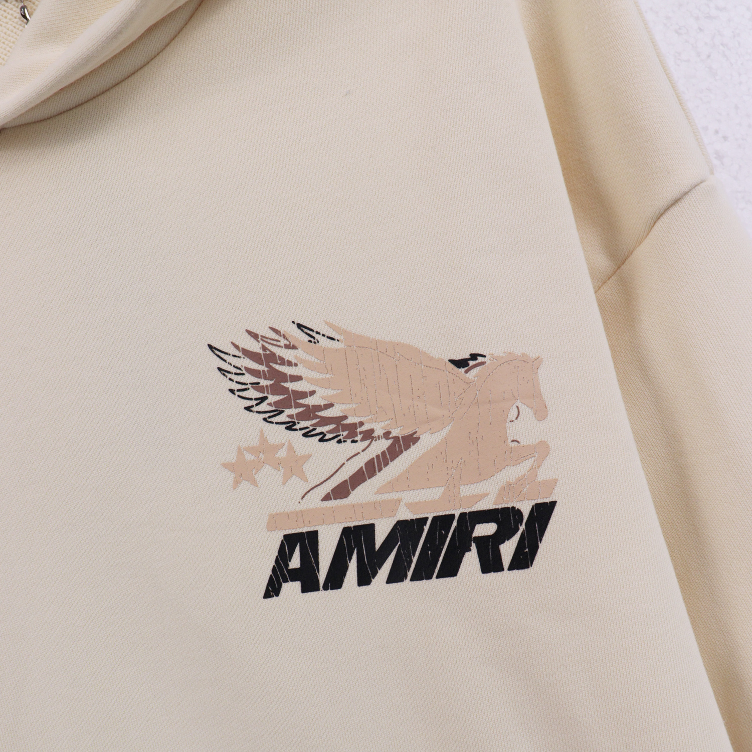 AMIRI Pegasus Hoodie #5890 Black/Apricot
