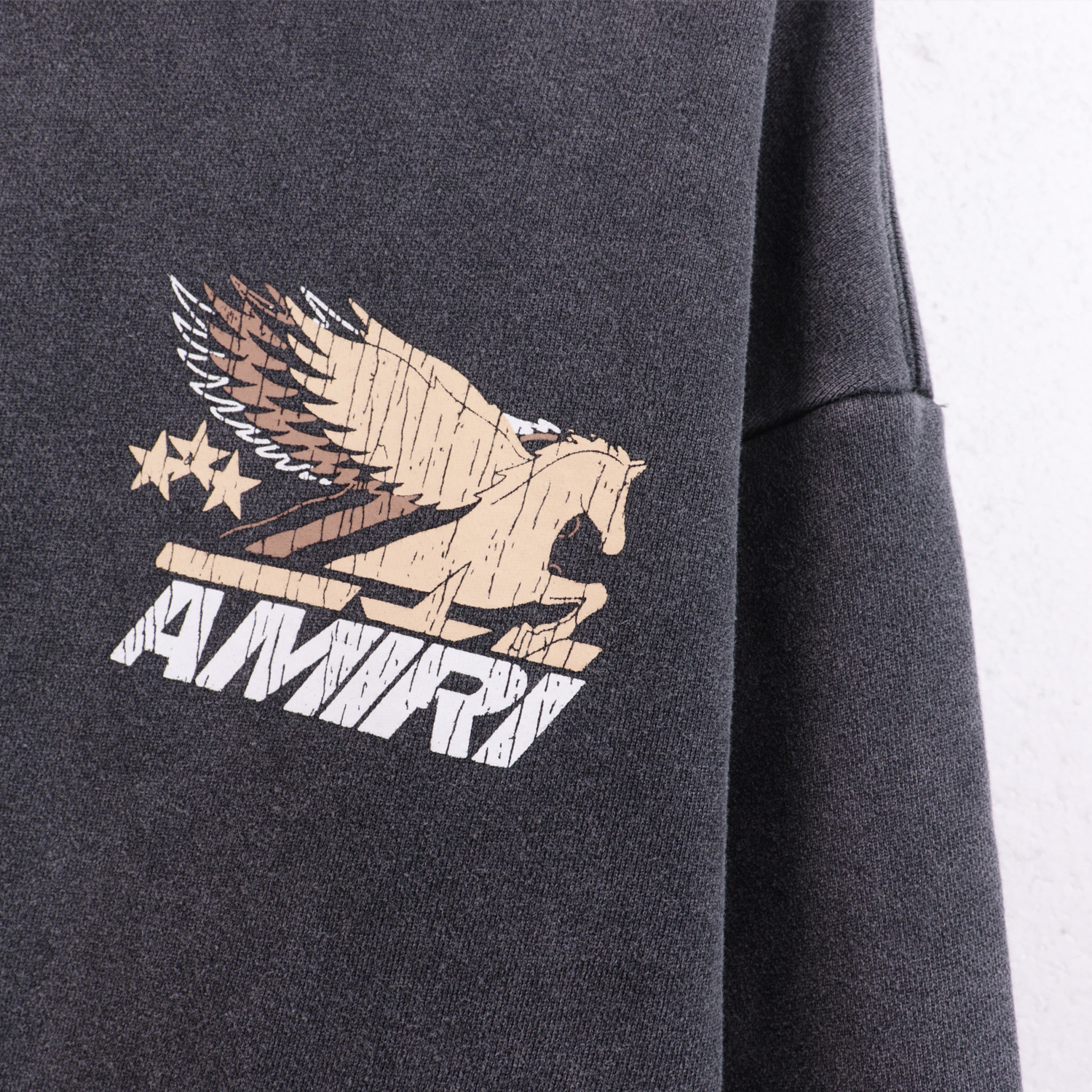 AMIRI Pegasus Hoodie #5890 Black/Apricot