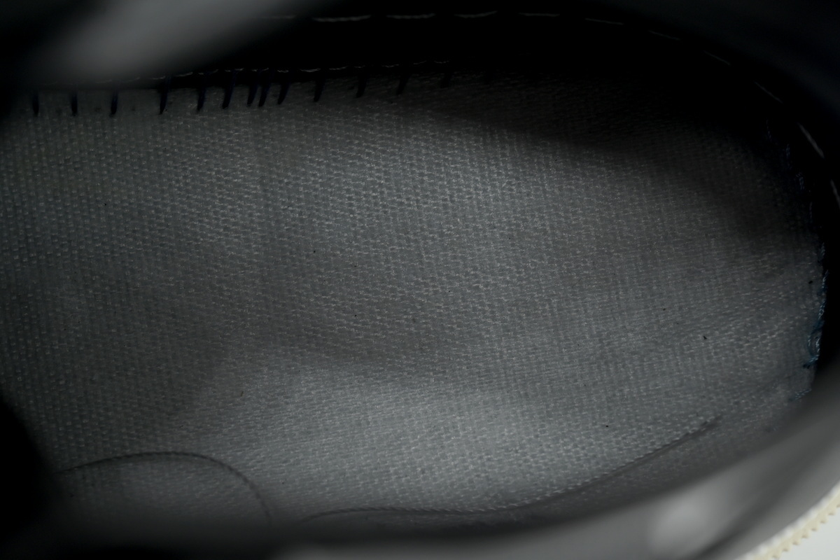 AMIRI Skel Court Hi Sneakers Cotton Canvas and Buffed Leather Sneakers White & Black