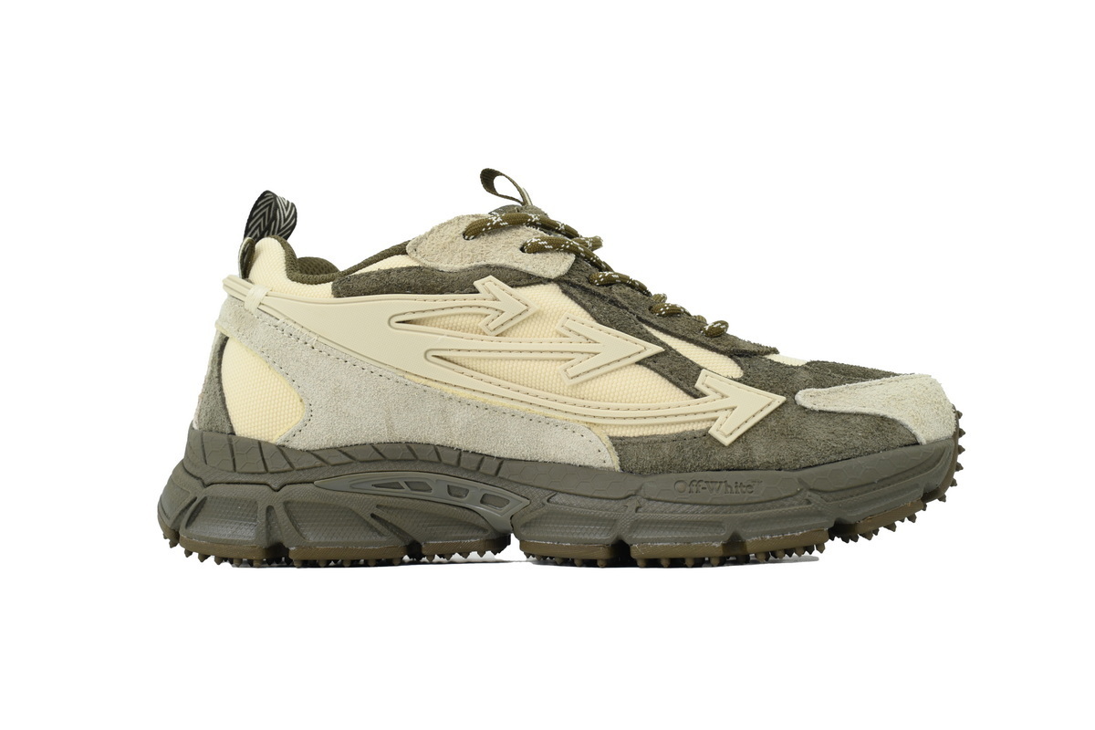 Off-White Be Right Back Grayish Green OMIA295F25 LEA001 5717