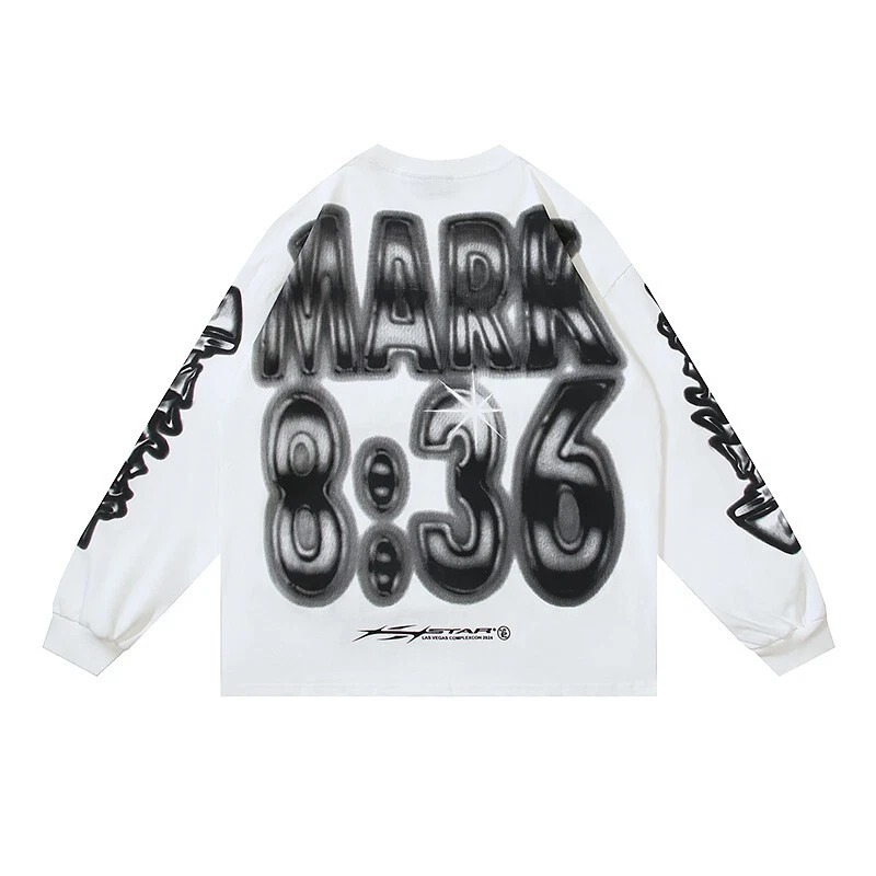 Hellstar Mark Longsleeve White