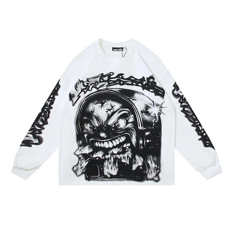 Hellstar Mark Longsleeve White