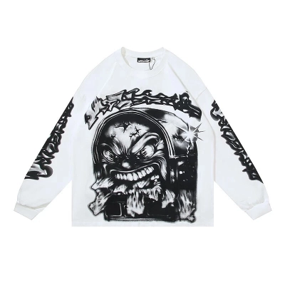 Hellstar Mark Longsleeve White 01
