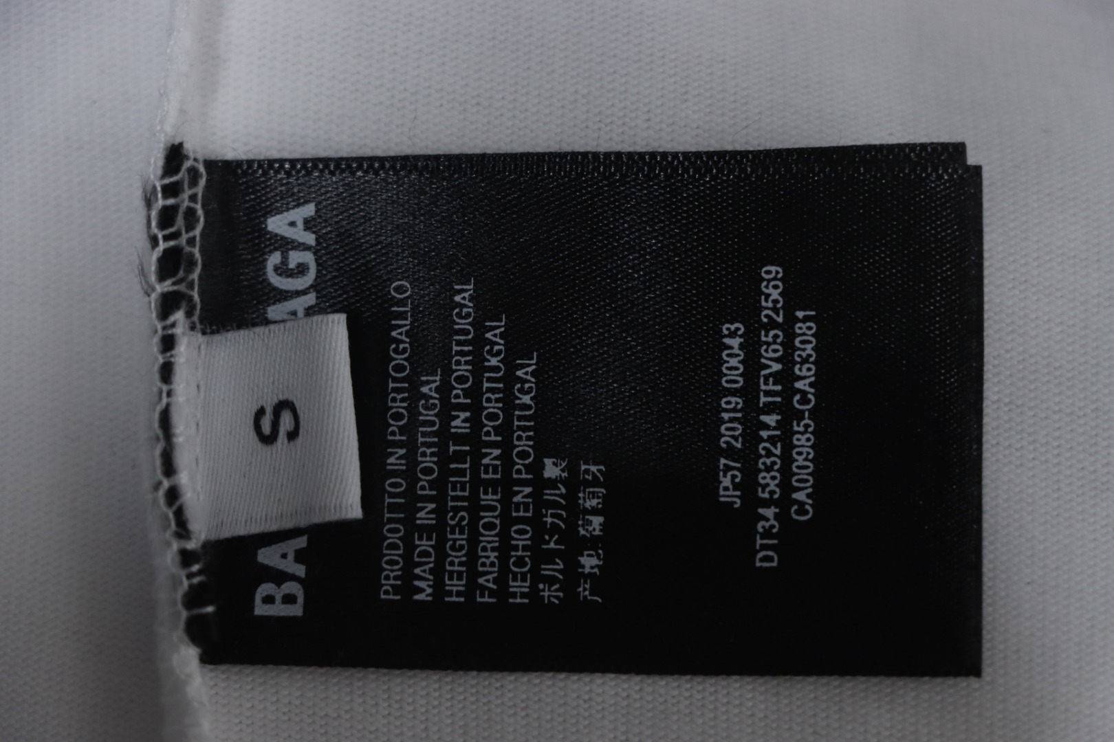 Balenciaga 3M Logo Print T-shirt Black