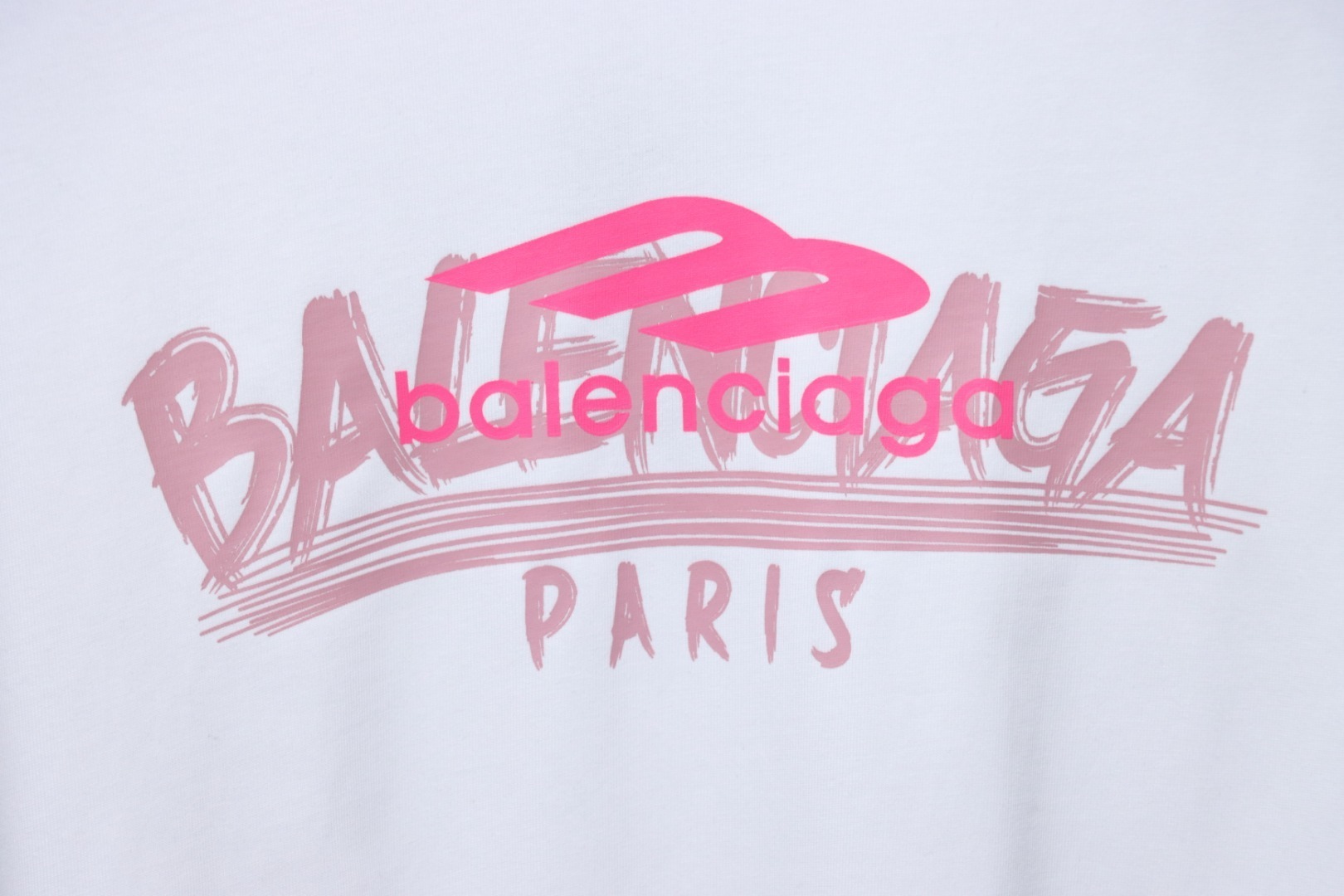 Balenciaga 3M Logo Print T-shirt White