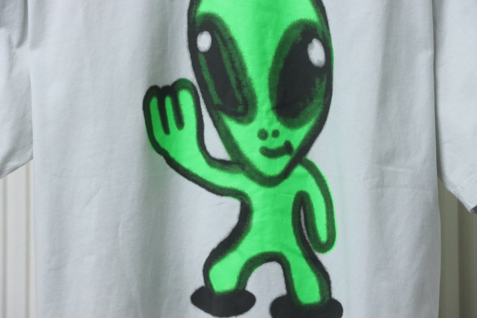 Balenciaga Cotton Alien T-Shirt White