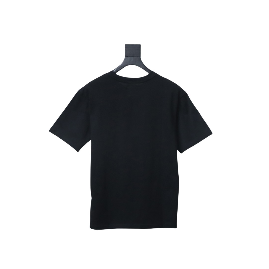 Balenciaga Night Scene Print T-shirt Black