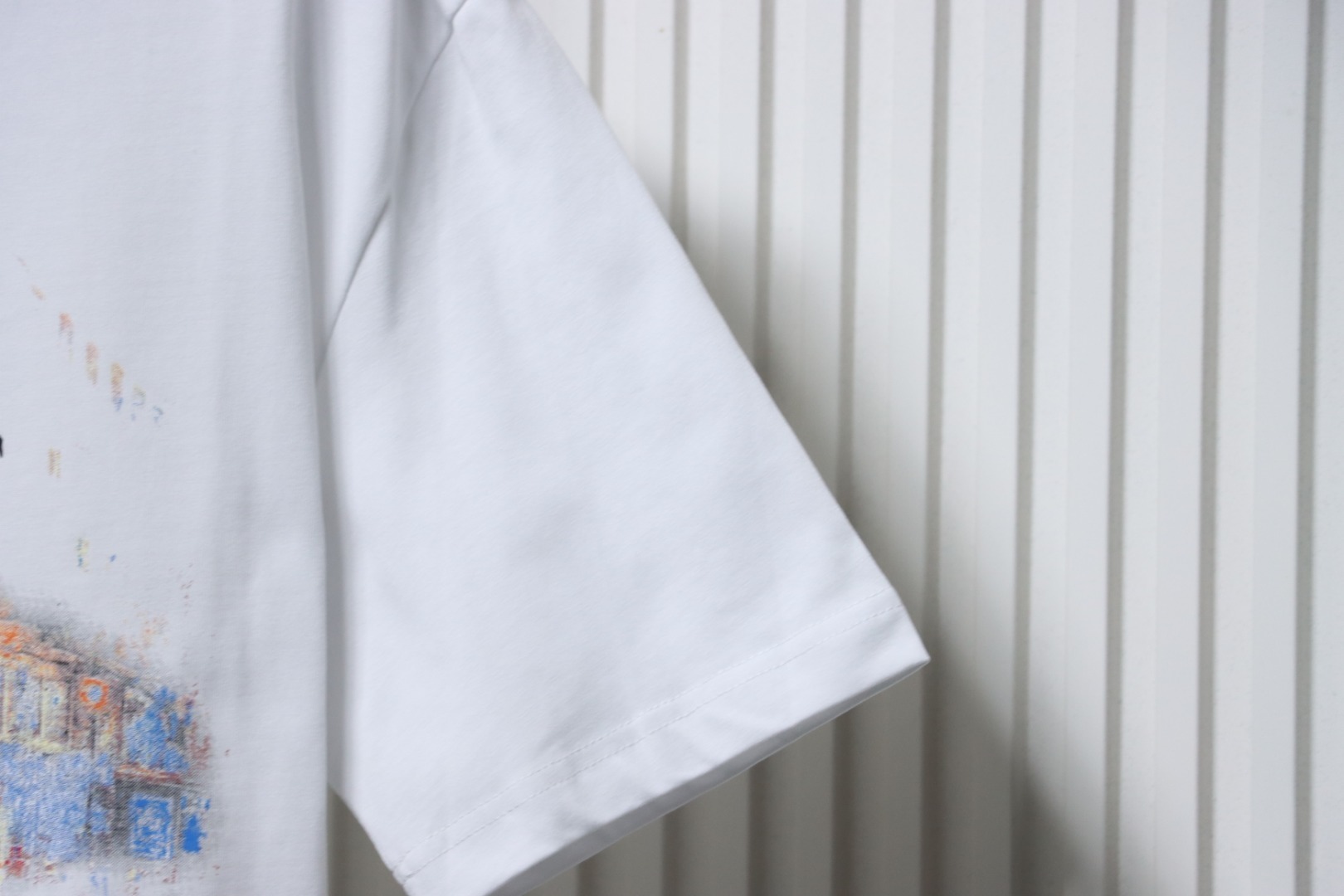 Balenciaga Night Scene Print T-shirt White