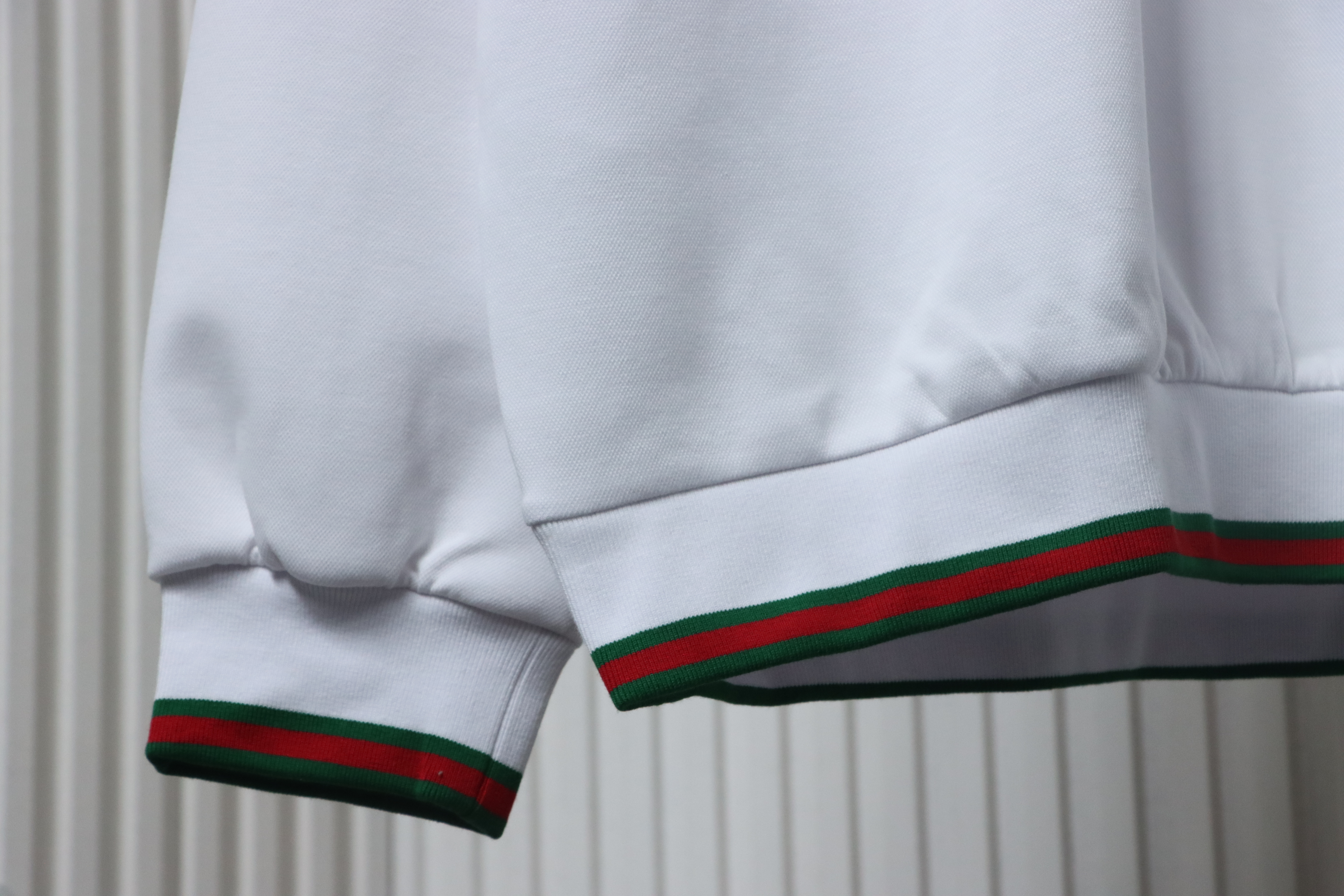 Gucci Cotton Piquet Sweatshirt With Web