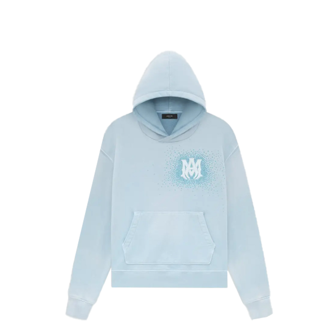 Amiri Crystal Burst Hoodie Ashley Blue