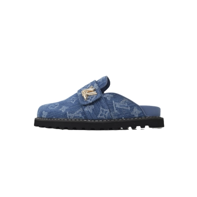 Louis Vuitton LV Cosy Comfort Mule Blue 1AGVOQ 01