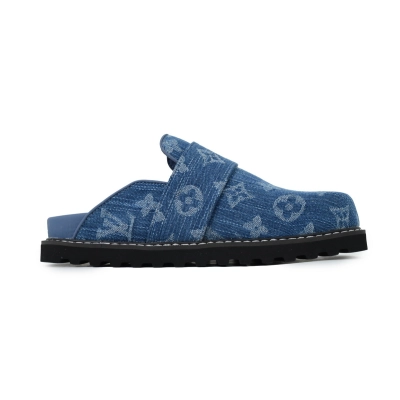 Louis Vuitton LV Cosy Comfort Mule Blue 1AGVOQ 02