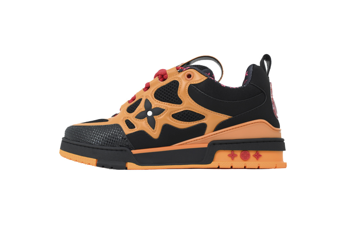 Louis Vuitton LV Skate Sneaker Black And Yellow