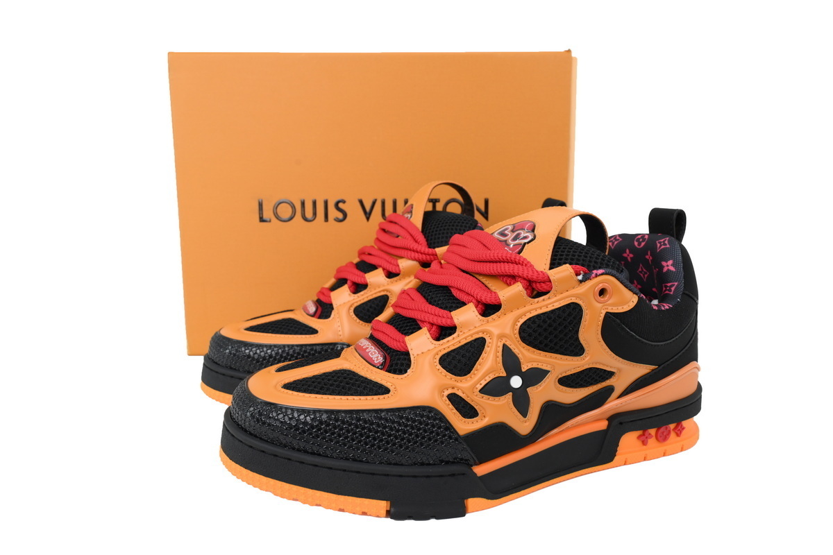 Louis Vuitton LV Skate Sneaker Black And Yellow