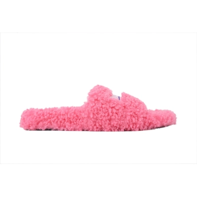 Balenciaga Furry Slide Light Pink 654261WBDZ05096 02
