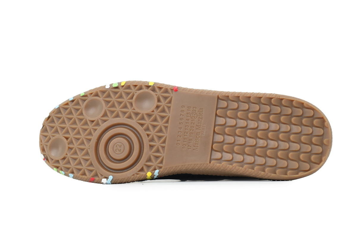 Maison Margiela Black Paint Replica Sneakers S58WS0101P1892963